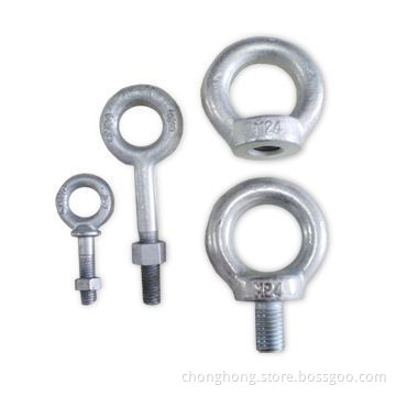 Eye Bolts, DIN582, DIN580, JIS B1169 and JIS B1168 Standards, Customer's Specifications are Accepted